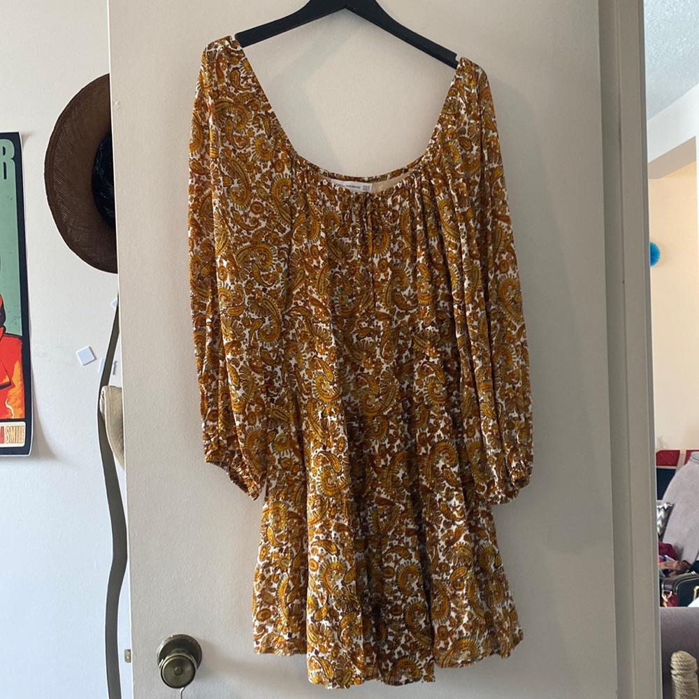 Faithfull the brand off the shoulder dress